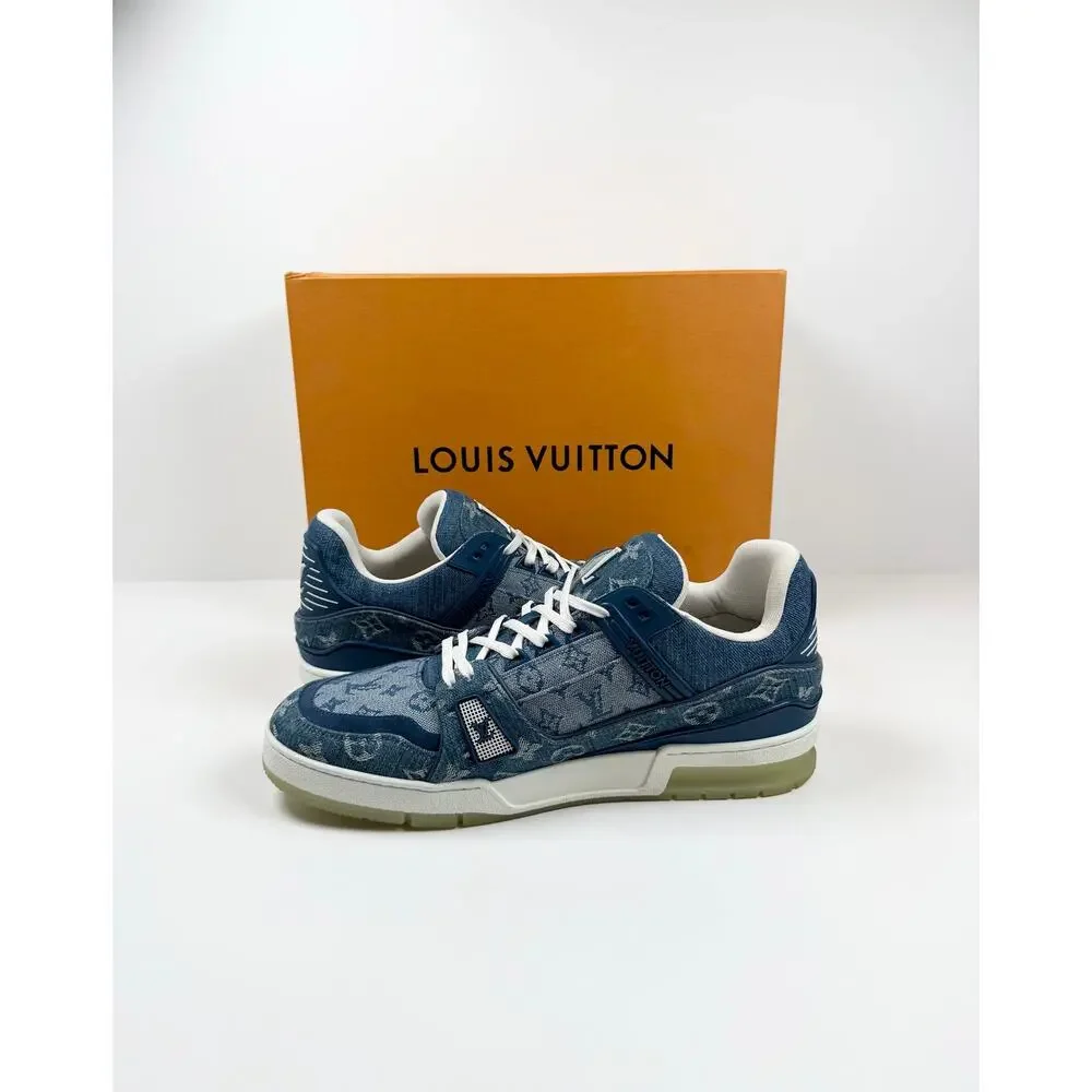 Size 9.5UK/10.5US - Louis Vuitton Monogram Denim Trainer